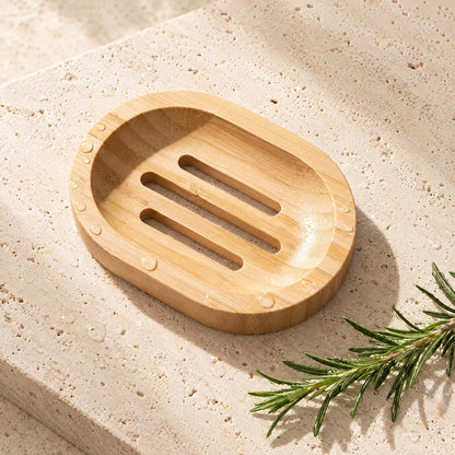 Bamboo dock with drainage slots
